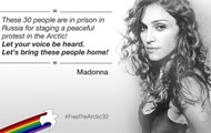 Мадонна призвала освободить активистов Greenpeace
